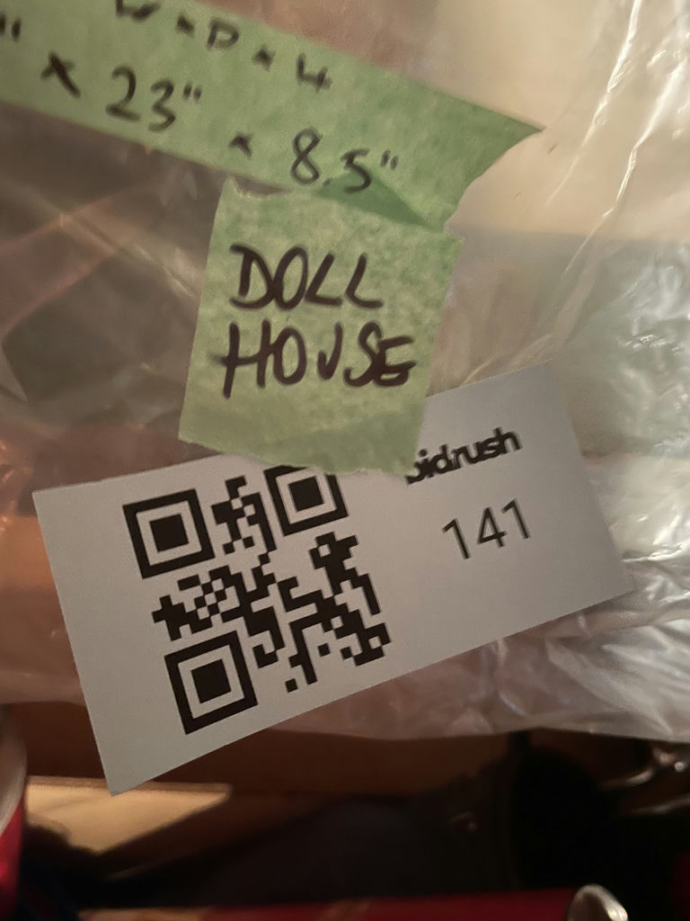 Vintage Hand-Made Dollhouse with Accessories - image 17 of 17