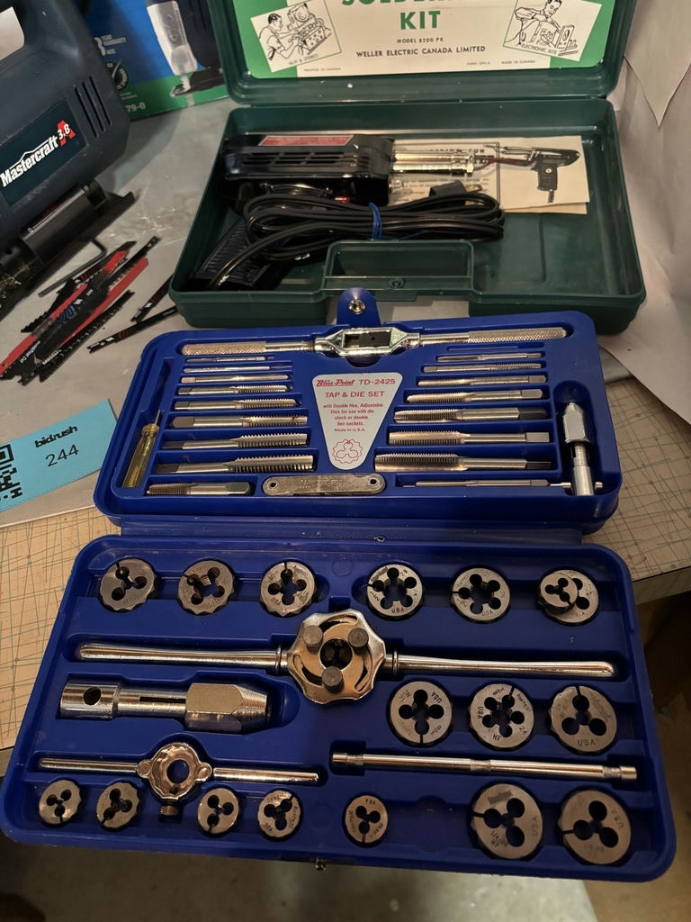 Mastercraft Jig Saw, Weller Soldering Kit, and Blue-Point Tap and Die Set - image 2 of 8