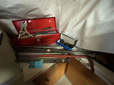 Metal Toolbox with Hand Tools - thumbnail 1 of 10