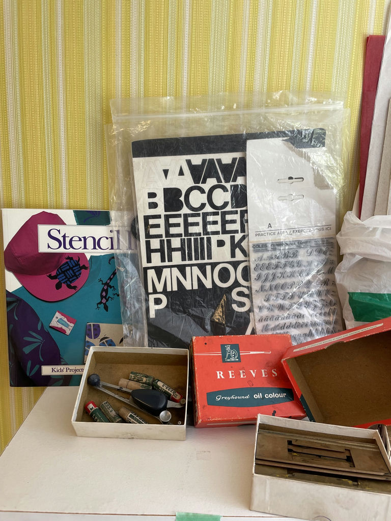 Vintage Keuffel & Esser Lettering Stencils and Calligraphy Supplies - image 5 of 7