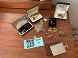 Assorted Cufflinks, 10K Tie Bars, Neckties, Belts, Suspenders, Watches, and Accessories - thumbnail 7 of 19