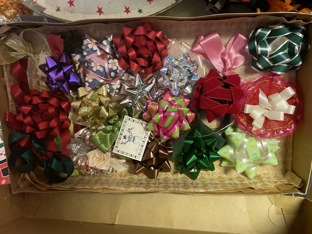 Assorted Vintage Christmas, Holiday Decorations and Gift Wrapping Supplies - image 2 of 18