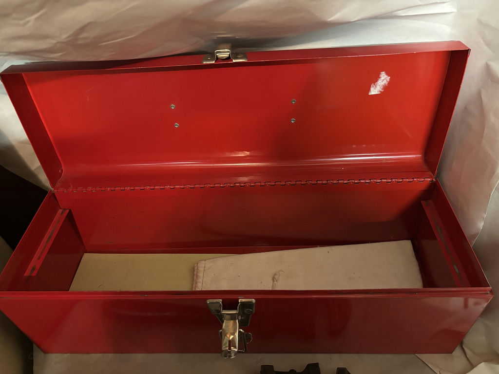Metal Toolbox with Hand Tools - image 5 of 10
