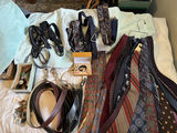Assorted Cufflinks, 10K Tie Bars, Neckties, Belts, Suspenders, Watches, and Accessories - thumbnail 1 of 19