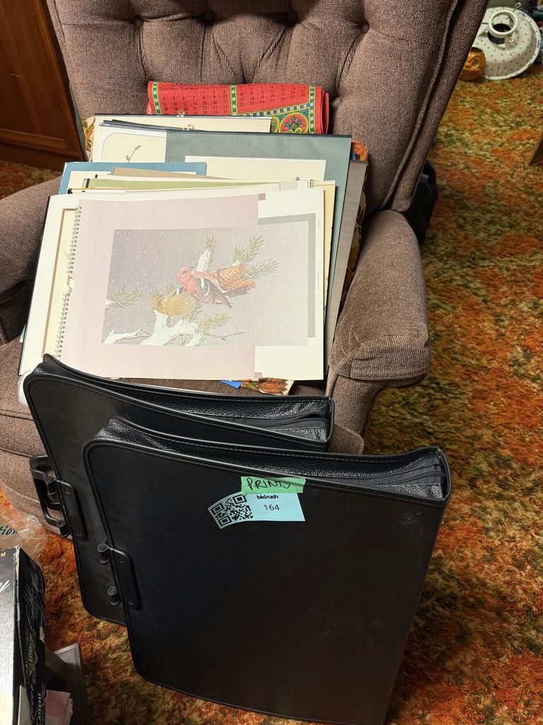 Collection of Wildlife and Bird Art Prints & art portfolio carry bags  - image 1 of 11
