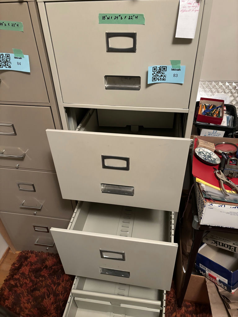 Commander Four-Drawer Vertical Filing Cabinet - image 3 of 4