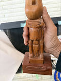 Quentin Harris '98 Art On Board, Native Doll & Wooden Totem Carving - thumbnail 5 of 12