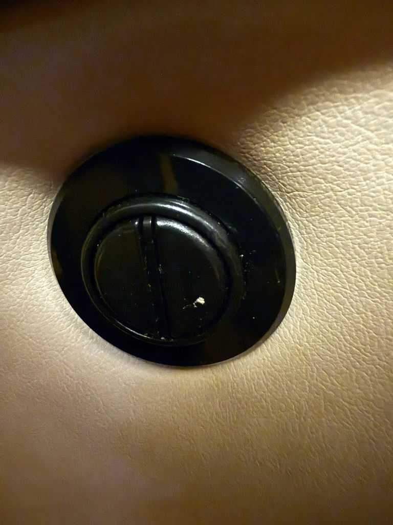 Beige Leather Recliner Chair - image 5 of 6