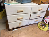 White Dresser and Storage Shelf Unit - thumbnail 1 of 7