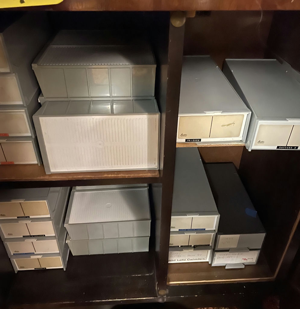 Two Leitz Pradovit Color Autofocus Slide Projector and Slide Containers/Accessories - image 11 of 12