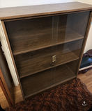 Wood Display Cabinet with Glass Sliding Doors - thumbnail 2 of 7