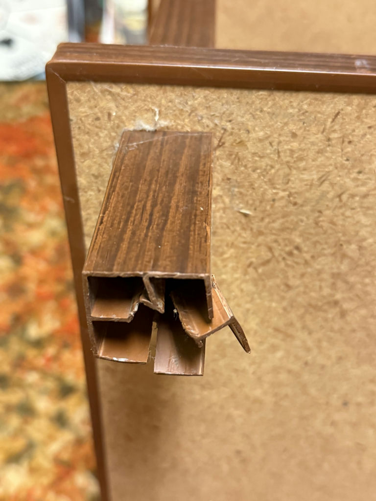 Woodgrain Laminate Side Table with Lower Shelf - image 9 of 10