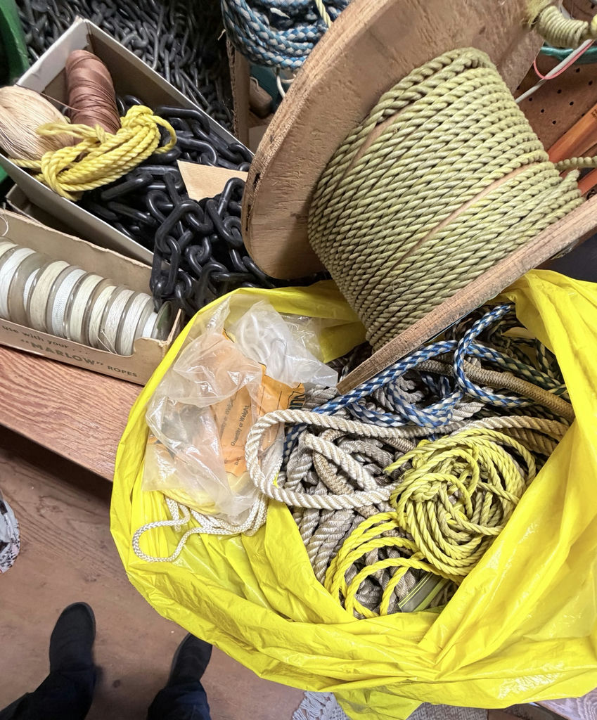 Assorted Chains, Rope, and Cord Spools - image 3 of 4