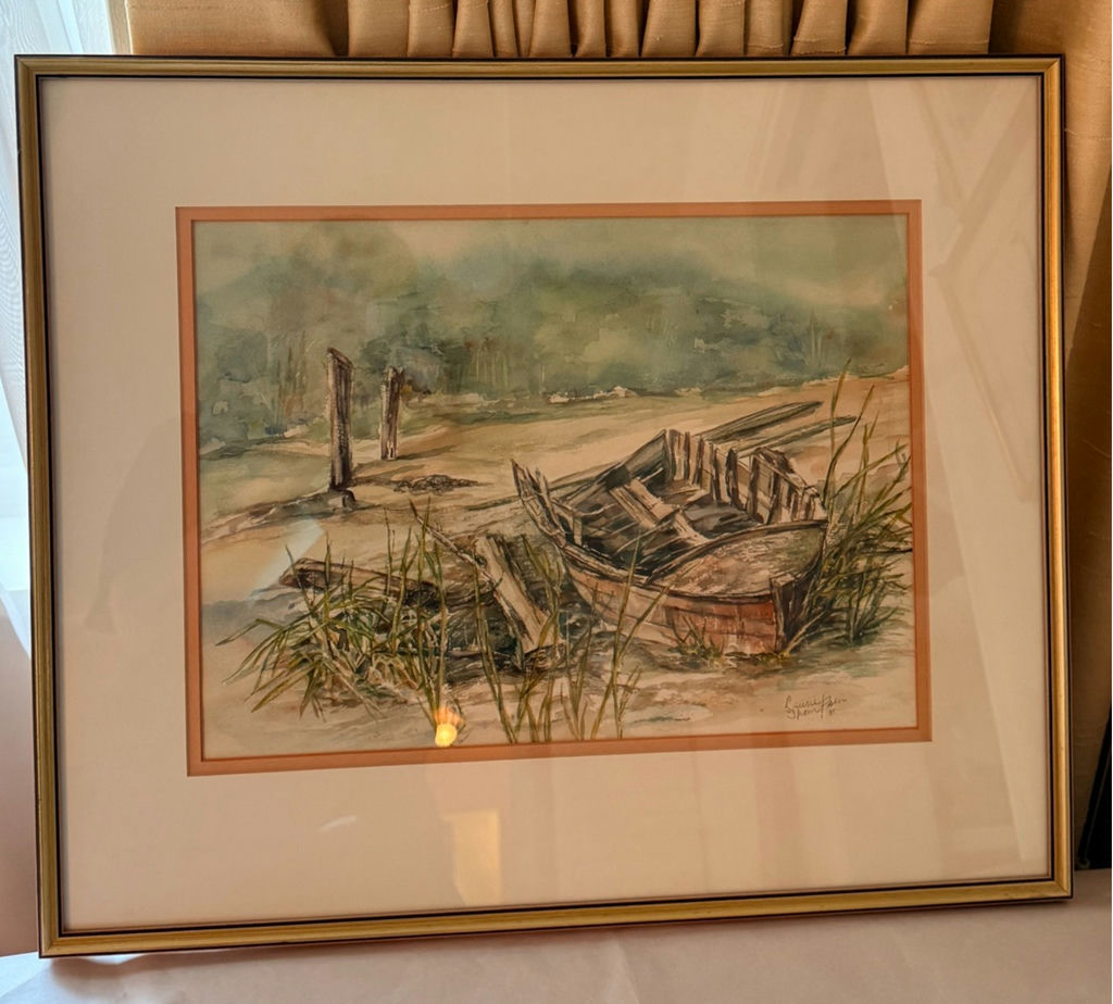 Framed Watercolor Painting - Laurie Thompson - image 1 of 9