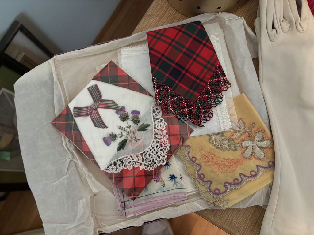 Vintage Scarves, Handkerchiefs, Gloves, Belts, and Hair Accessories - image 3 of 11