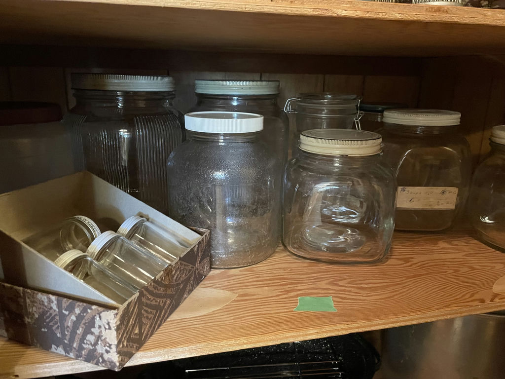 Vintage Electric Hot Plate, Glass Vases, Storage Jars, and Kitchenware Assortment - image 4 of 7