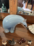 Decorative Figurines, Glass Frame, Ceramic Swan, and Crochet Item - thumbnail 5 of 15