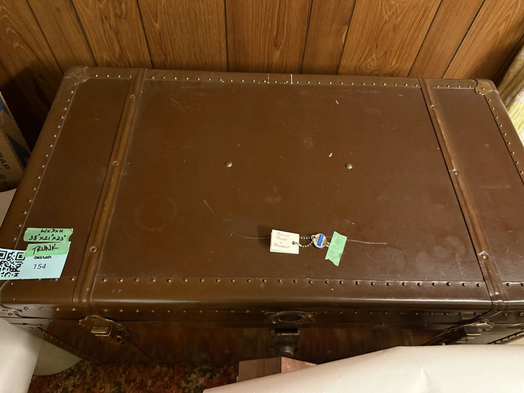 Brown Storage Trunk - image 5 of 14