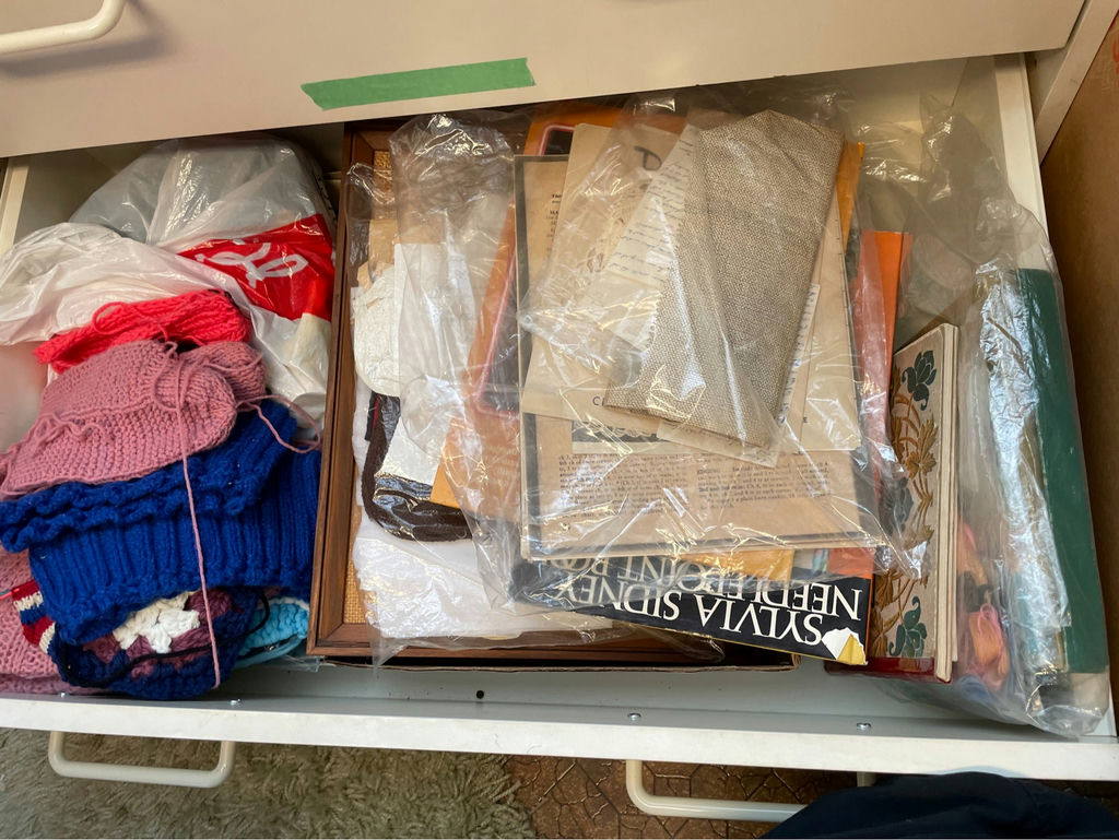 Sewing Patterns, Fabric Scraps, and Sewing Supplies - image 7 of 12