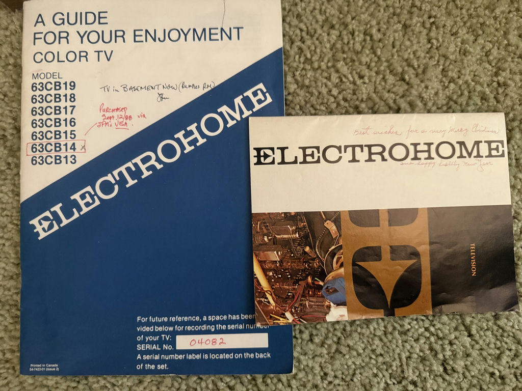Electrohome Console Television - Vintage 1985 - image 9 of 10