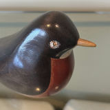 Jim Harkness Wooden Robin Bird Decoy - thumbnail 3 of 11