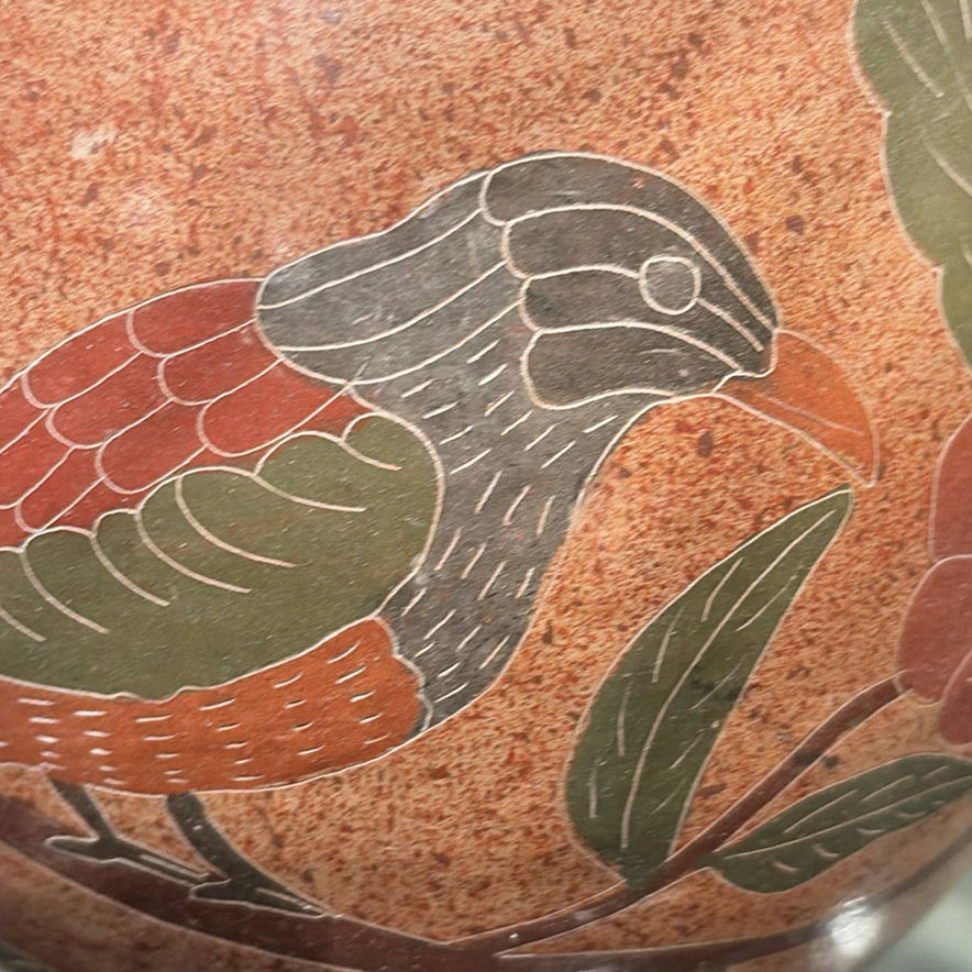 Hand-Painted Decorative Pottery Vase - image 7 of 11