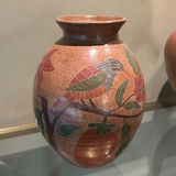 Hand-Painted Decorative Pottery Vase - thumbnail 4 of 11
