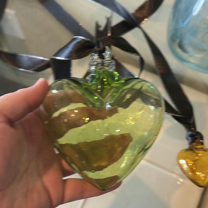 Decorative Blown Glass & Art Glass Vases and Heart Ornaments - image 5 of 20