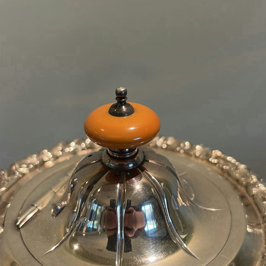 Silver Plate Tea and Coffee Serving Set with Tray - image 11 of 31