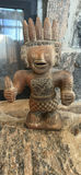 Mexican Corn God Terracotta Ceramic Sculpture - thumbnail 1 of 7