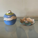 Ceramic pieces by Eduardo Vega, from Cuenca Ecuador. - thumbnail 1 of 10
