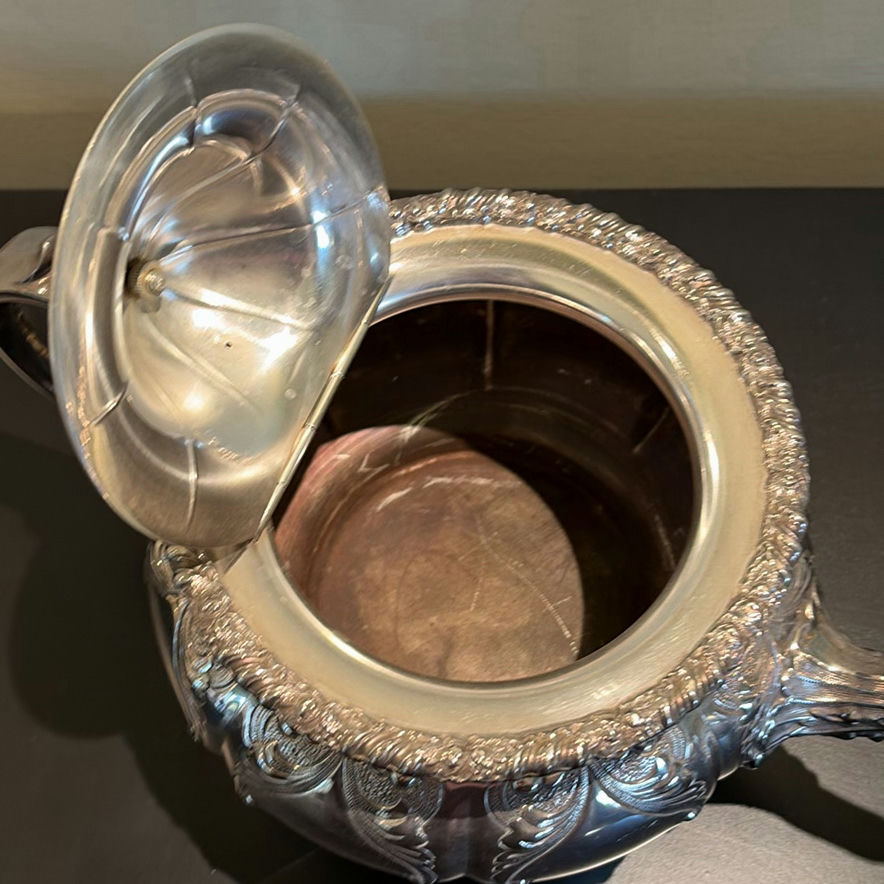 Silver Plate Tea and Coffee Serving Set with Tray - image 30 of 31