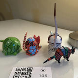 Hand-Painted Wooden Animal Figurines - thumbnail 10 of 11