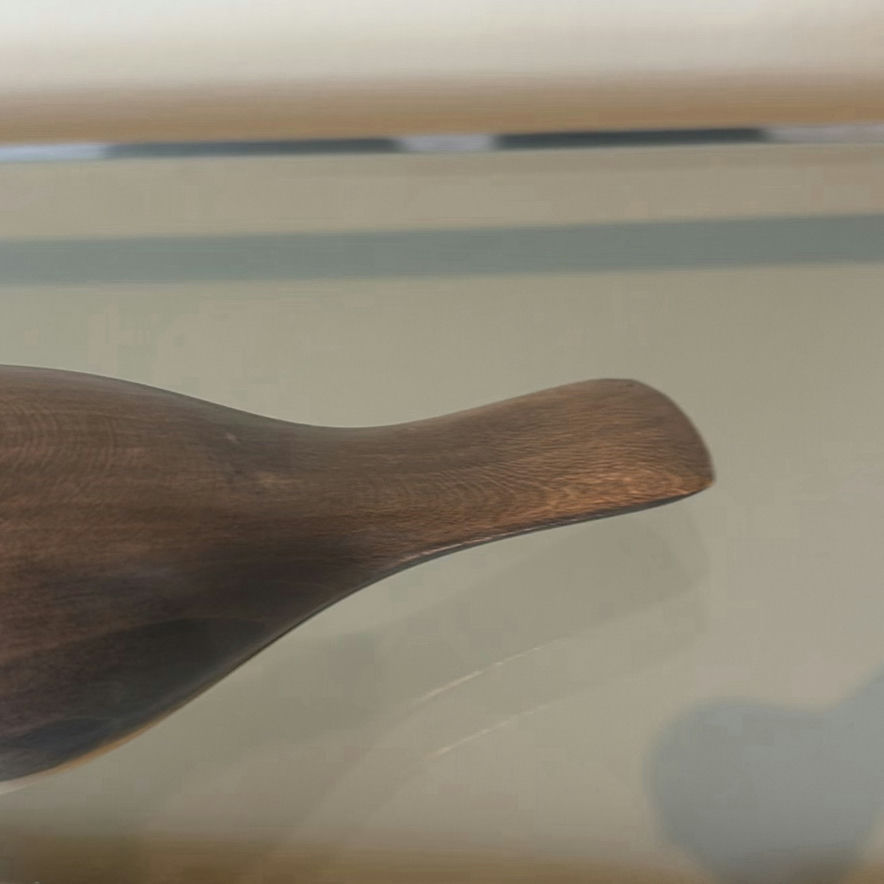 Jim Harkness Wooden Tufted Titmouse Bird Decoy - image 4 of 7