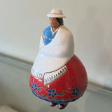 Ceramic Figurine of Woman in Traditional Dress - Eduardo Vega - thumbnail 2 of 10