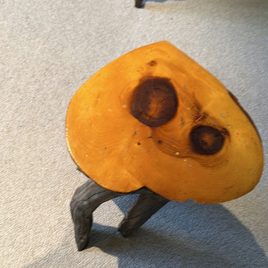 Handcrafted Wooden Stool. - image 4 of 9