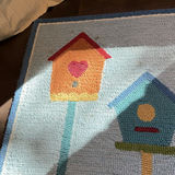 Rug Hooked Birdhouse Pattern Area Rug - thumbnail 9 of 12