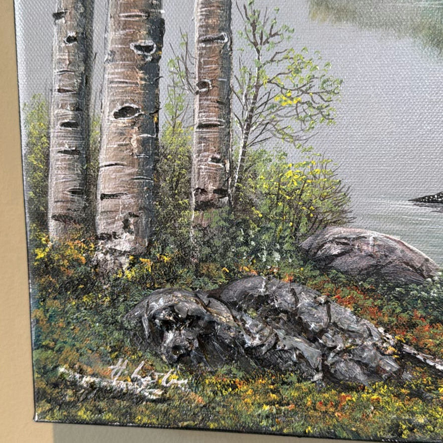 ORIGINAL ART by Henri Lobo - Spring Time in the Kawarthas - image 3 of 9