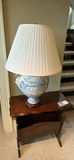 Blue and White Ceramic Table Lamp - from Italian Pharmacy Urn - thumbnail 11 of 12