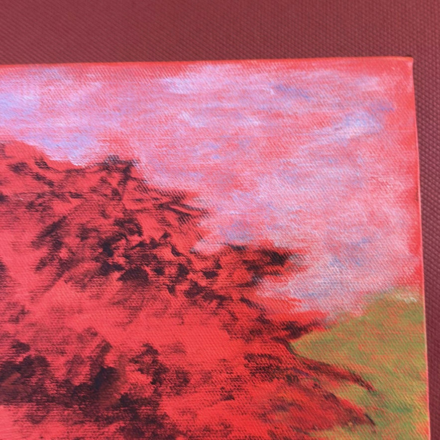 ORIGINALA ART by Roma Carlin - Little Red Tree - image 5 of 11