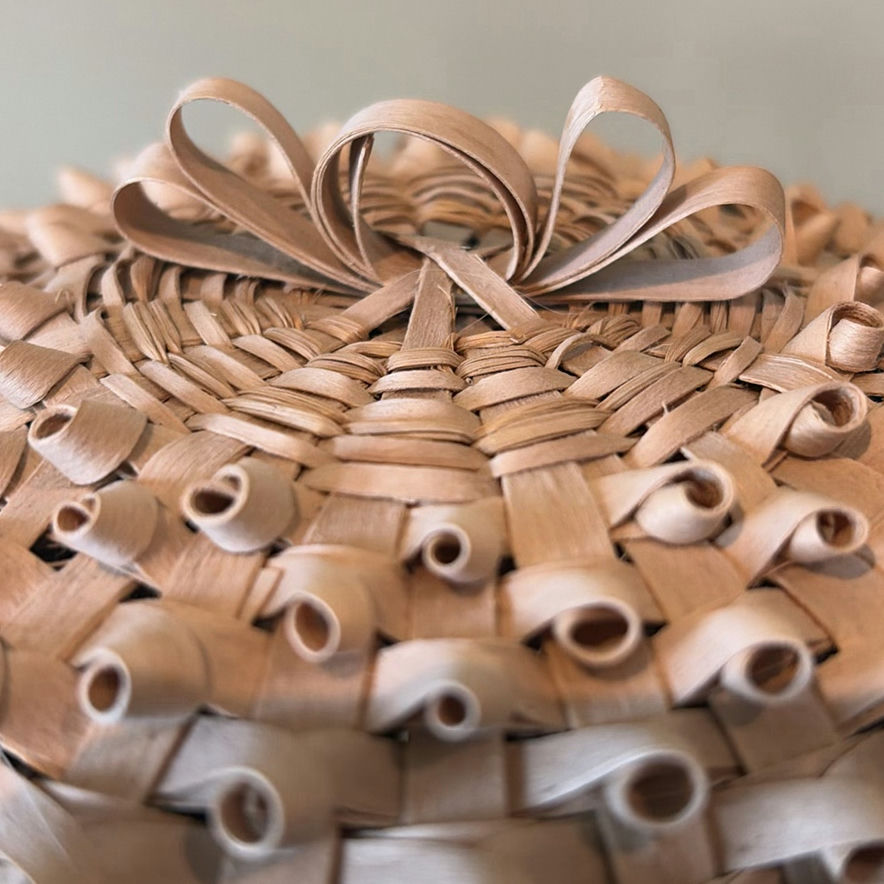 Indigenous Woven Lidded Basket - image 6 of 10