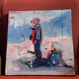 ORIGINAL ART - Somebody Help Me Up! - thumbnail 1 of 10