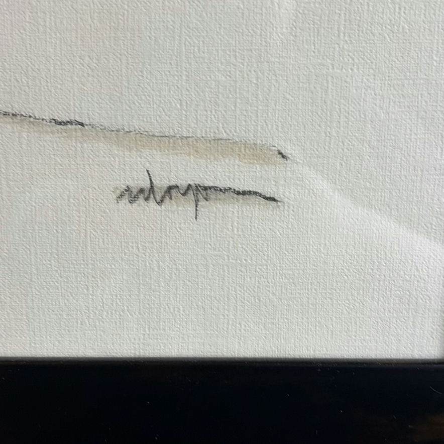 Original Signed Winter Farmhouse Artwork - image 2 of 8