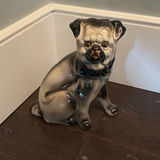 Ceramic Pug Dog Figurine - thumbnail 1 of 6