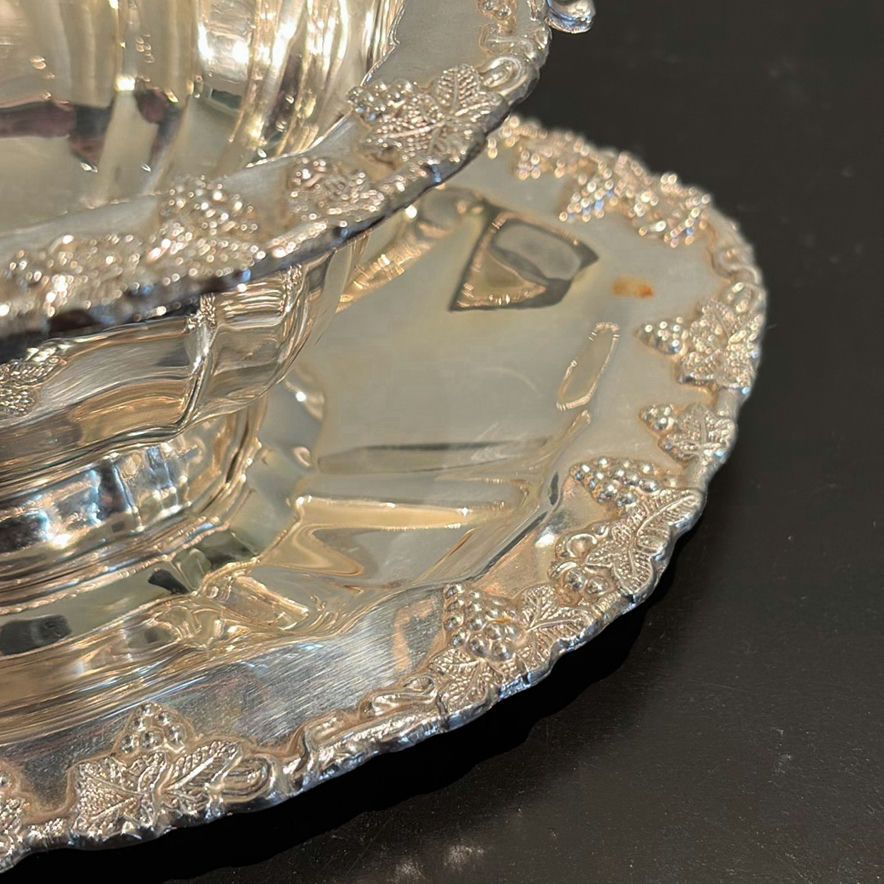 Silver Plate Tea and Coffee Serving Set with Tray - image 22 of 31