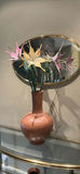 Decorative Wooden Floral Arrangement in Clay Vase - thumbnail 1 of 10