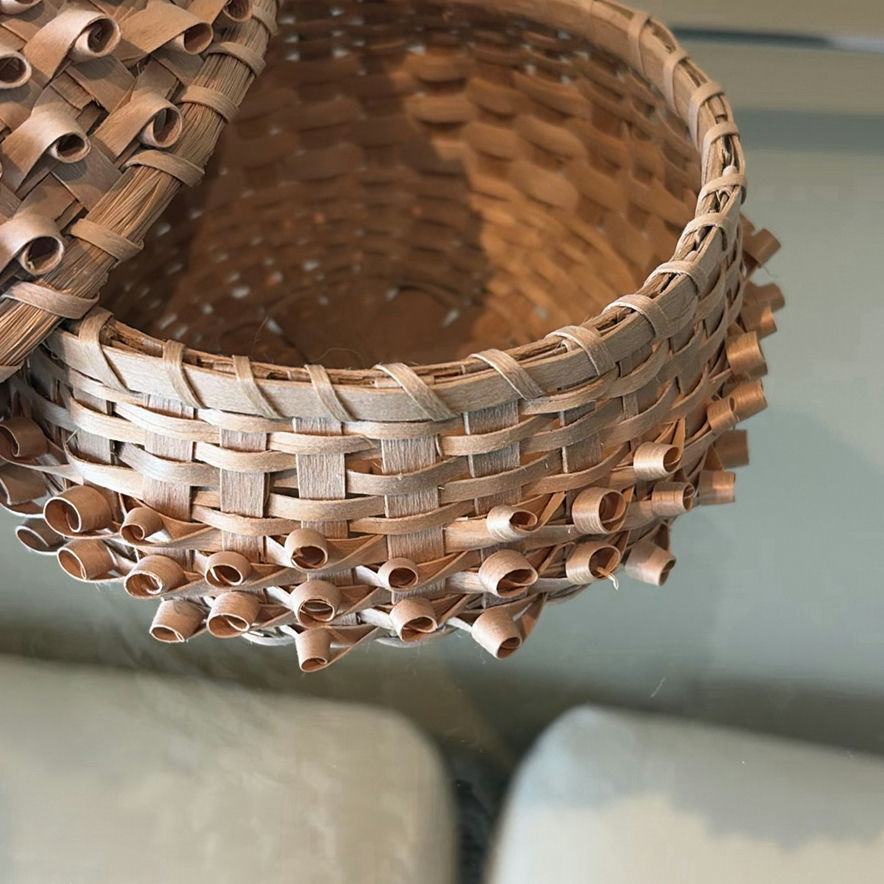 Indigenous Woven Lidded Basket - image 3 of 10