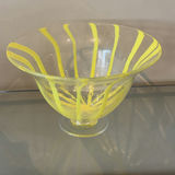 Decorative Art Glass Bowls and Crystal Vase - thumbnail 8 of 14