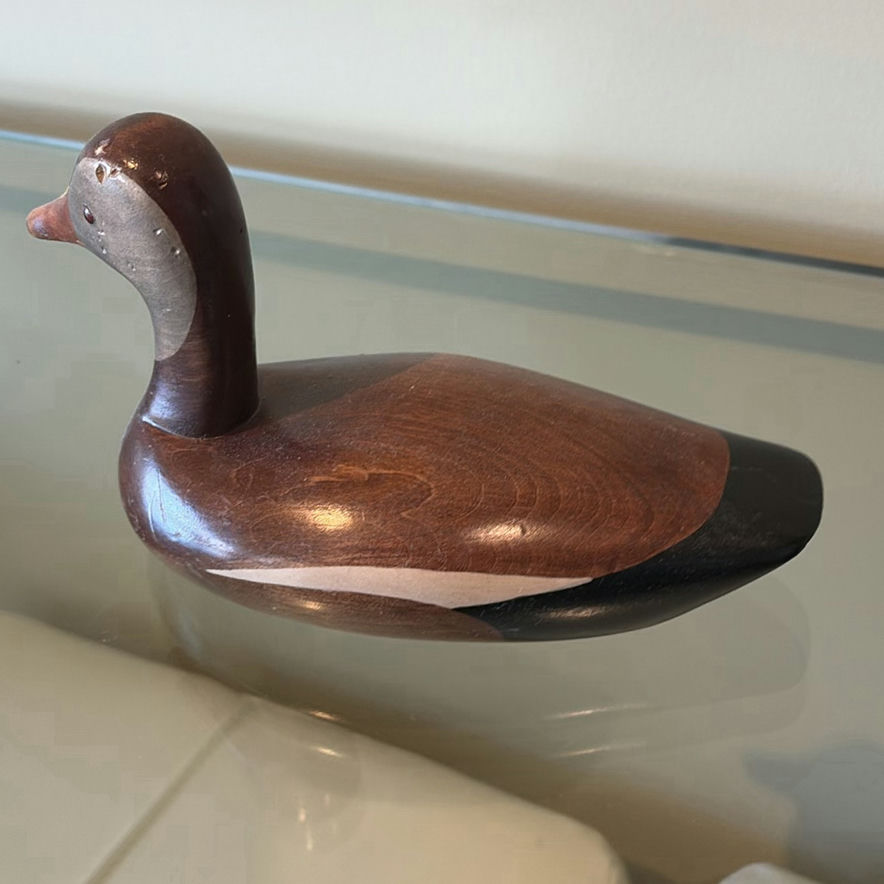 Jim Harkness Wooden Black Bellied Whistling Duck Decoy - image 4 of 9