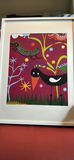 Framed Colorful Animal Art Print - thumbnail 2 of 8